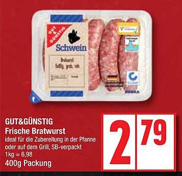 GUT&GÜNSTIG Frische Bratwurst