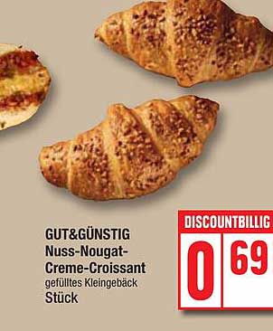 GUT&GÜNSTIG Nuss-Nougat-Creme-Croissant