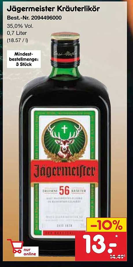 Jägermeister Kräuterlikör