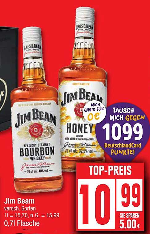 Jim Beam versch. Sorten