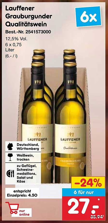 Lauffener Grauburgunder Qualitätswein