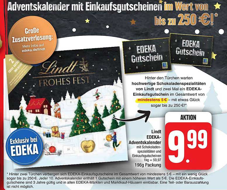 Lindt EDEKA-Adventskalender