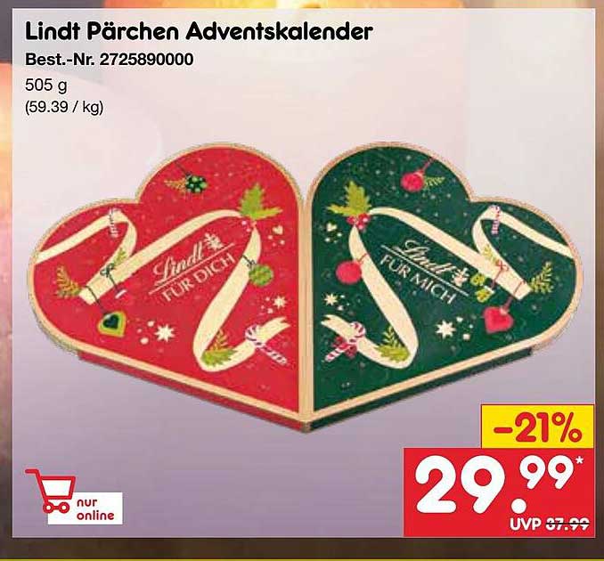 Lindt Pärchen Adventskalender