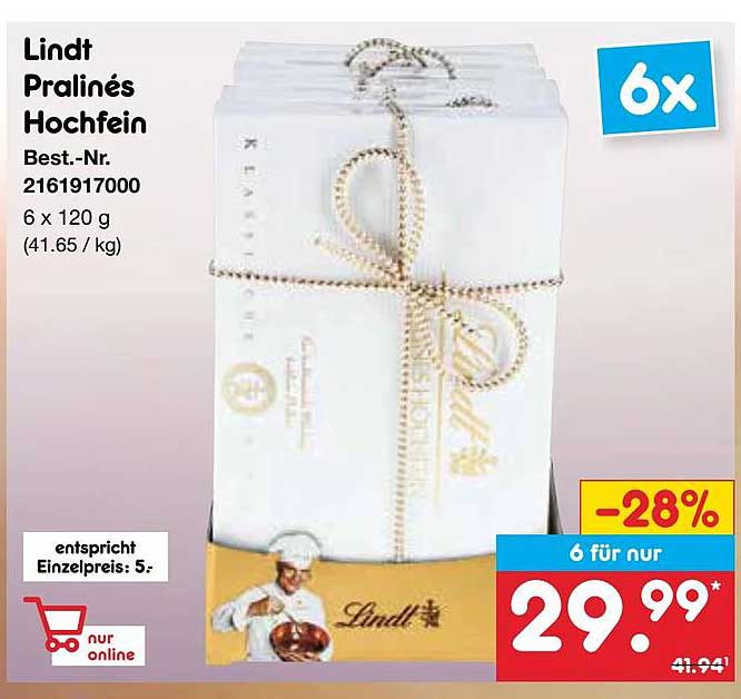 Lindt Pralinés Hochfein