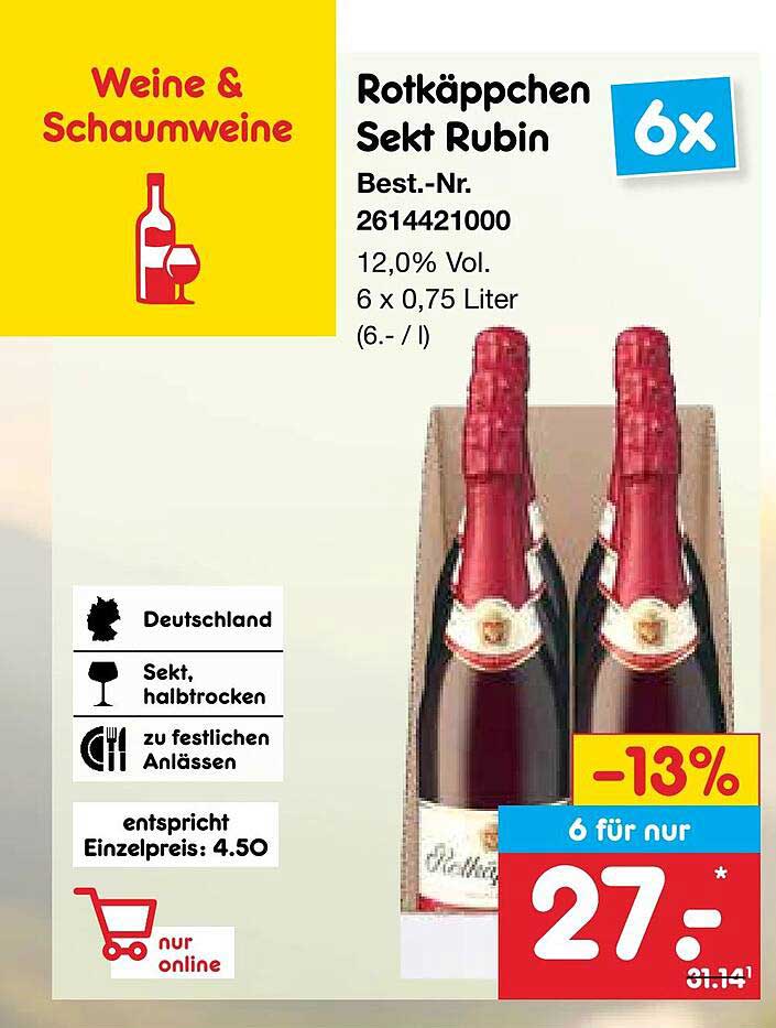 Rotkäppchen Sekt Rubin