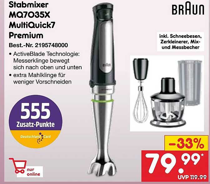 Stabmixer MQ7035X MultiQuick7 Premium