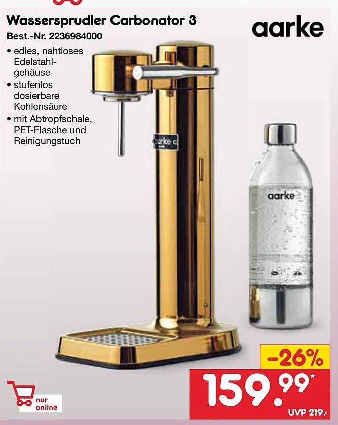 Wassersprudler Carbonator 3