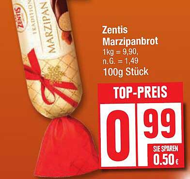 Zentis Marzipanbrot