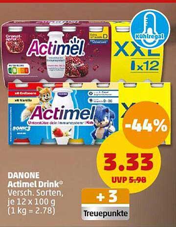 Actimel Drink* Versch. Sorten, je 12 x 100 g