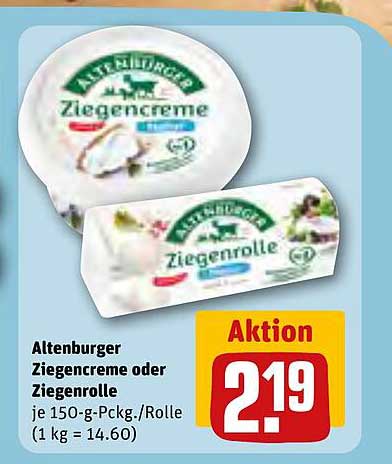 Altenburger Ziegencreme oder Ziegenrolle