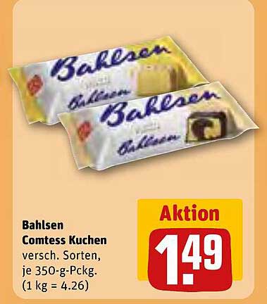 Bahlsen Comtess Kuchen