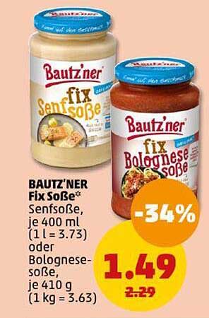 BAUT'NER Fix Soße*