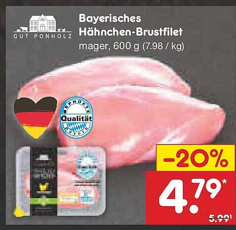 Bayerisches Hähnchen-Brustfilet