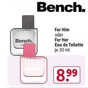 Bench For Him oder For Her Eau de Toilette