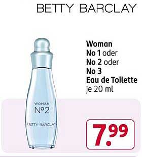 BETTY BARCLAY Woman No 2 Eau de Toilette