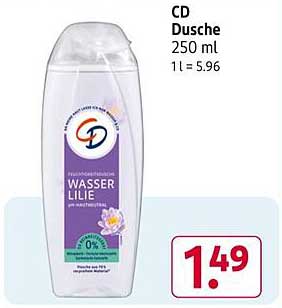 CD Dusche Wasserlilie