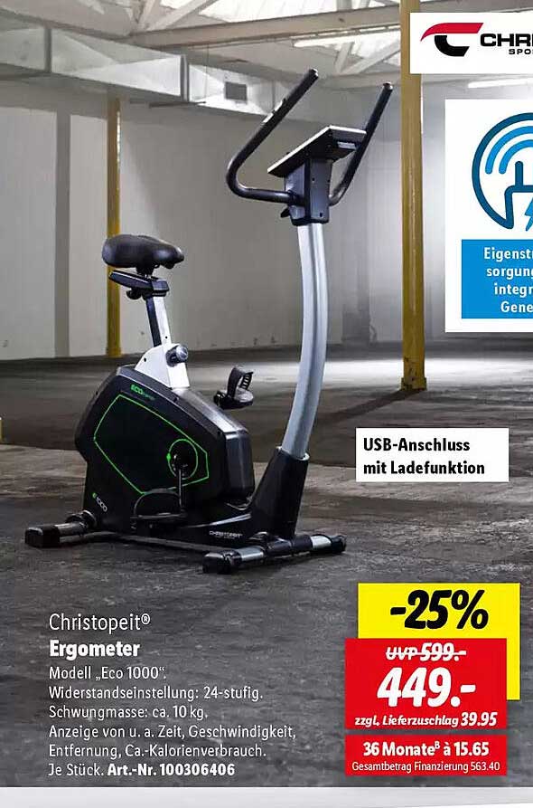 Christopeit® Ergometer