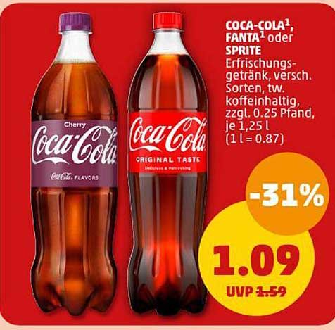 Coca-Cola, Fanta oder Sprite