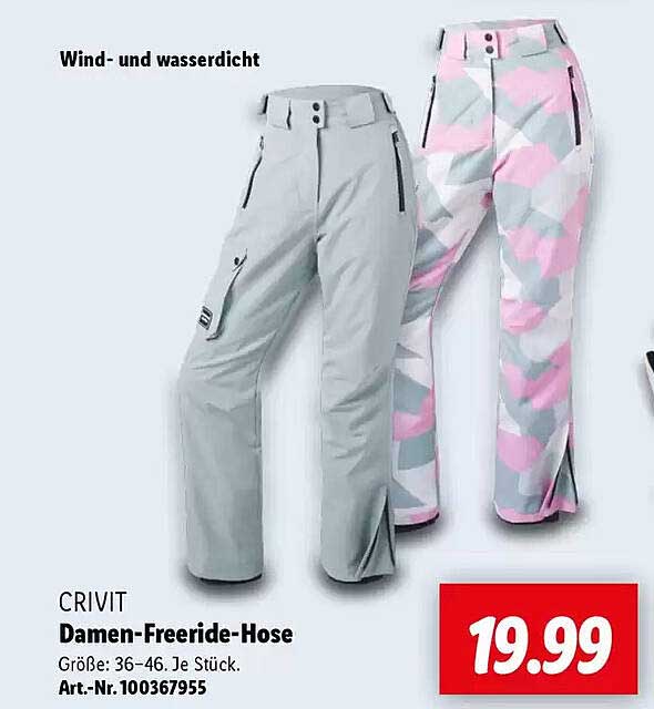 CRIVIT Damen-Freeride-Hose