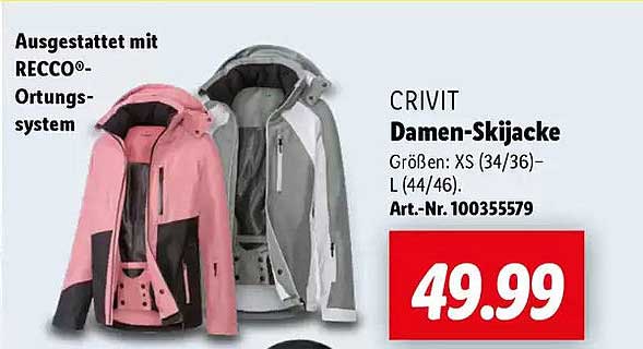 CRIVIT Damen-Skjacke