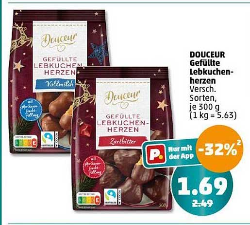 DOUCEUR Gefüllte Lebkuchenherzen