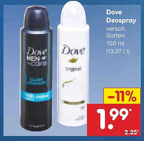 Dove Deospray