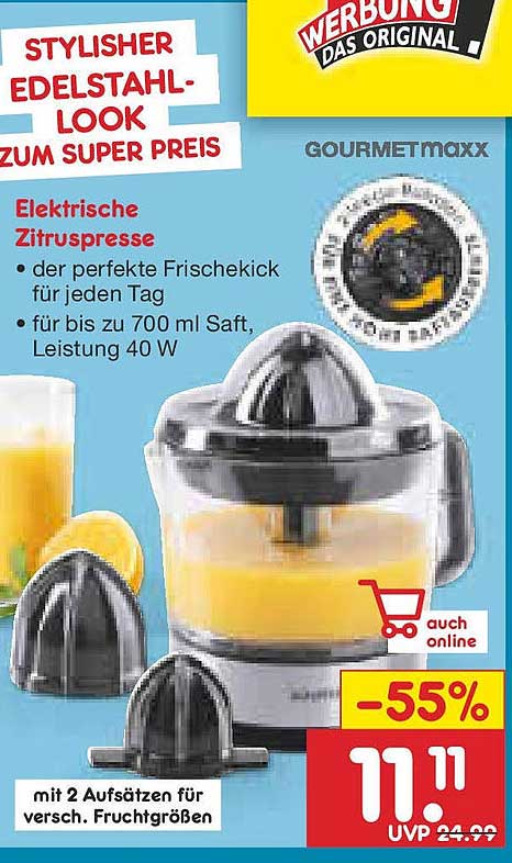 Elektrische Zitruspresse