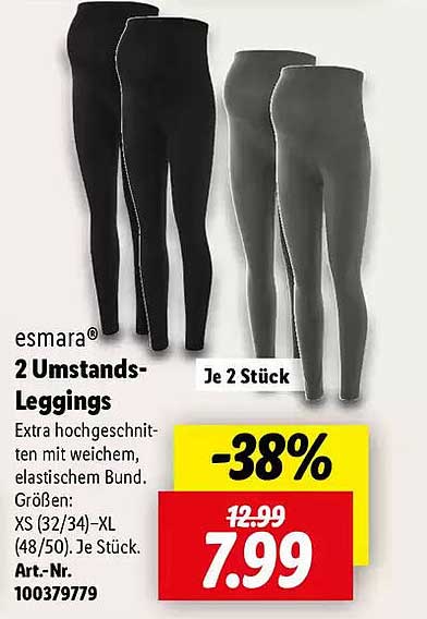 esmará® 2 Umstands-Leggings