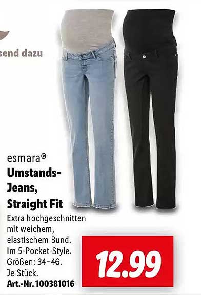 esmará® Umstands-Jeans, Straight Fit