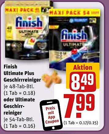 Finish Ultimate Plus Geschirrreiniger