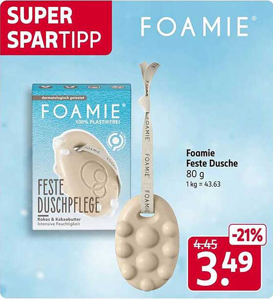 Foamie Feste Dusche