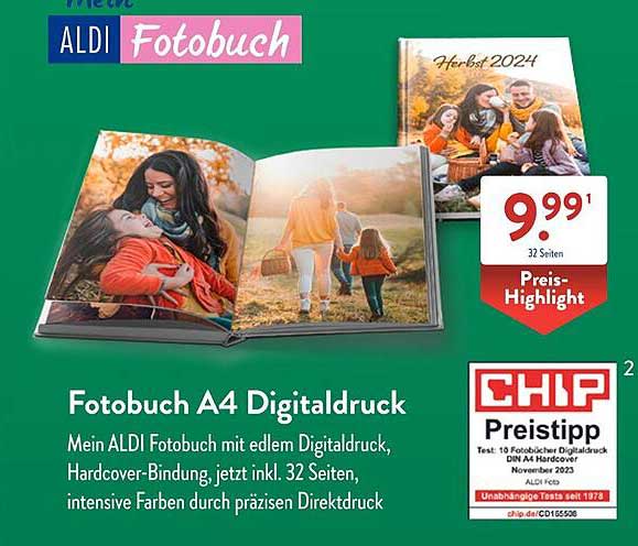 Fotobuch A4 Digitaldruck