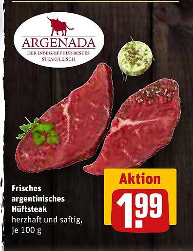 Frisches argentinisches Hüftsteak