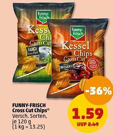 FUNNY-FRISCH Kessel Chips Cross Cut