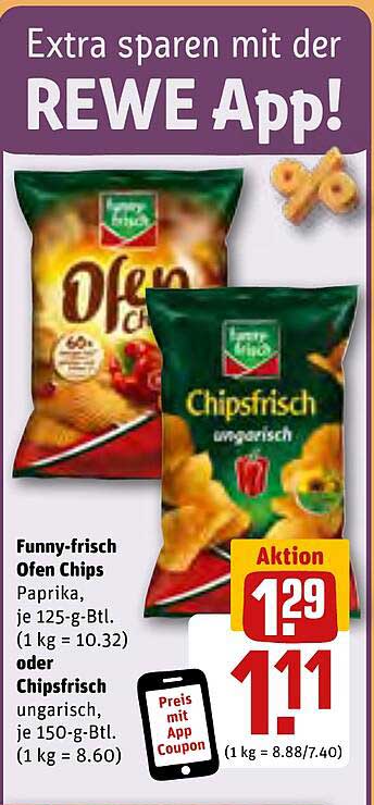 Funny-frisch Ofen Chips Paprika