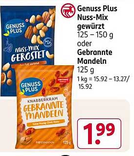 Genuss Plus Nuss-Mix gewürzt