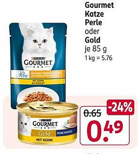 Gourmet Katze Perle oder Gold