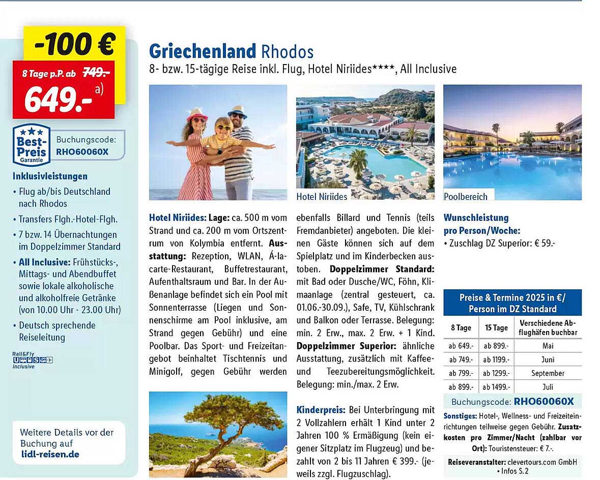 Griechenland Rhodos