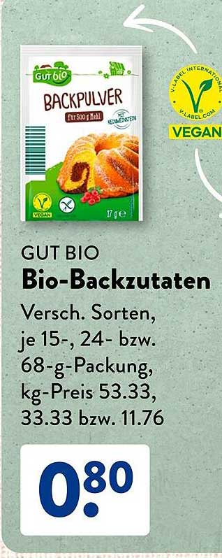 GUT BIO Backpulver