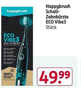 Happybrush Schall-Zahnbürste ECO Vibe3