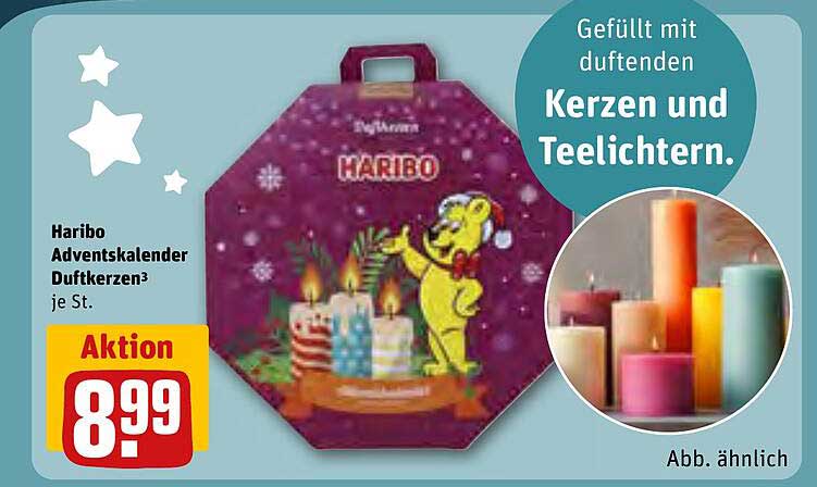 Haribo Adventskalender Duftkerzen