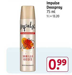 Impulse Deospray Vanilla Kisses