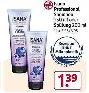 Isana Professional Shampoo Silber & Glanz