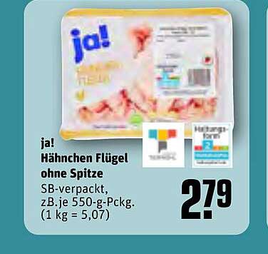 ja! Hähnchen Flügel ohne Spitze