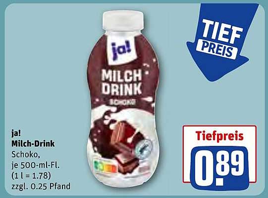 ja! Milch-Drink Schoko