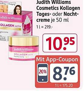 Judith Williams Cosmetics Kollagen Aktív Tages- oder Nachtcreme