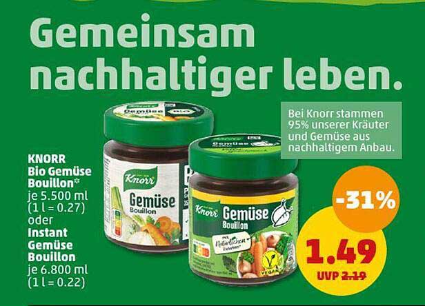 KNORR Bio Gemüse Bouillon*