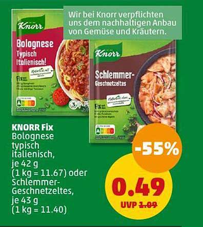 KNORR Fix Bolognese typisch italienisch