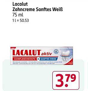 Lacalut Zahncreme Sanftes Weiß