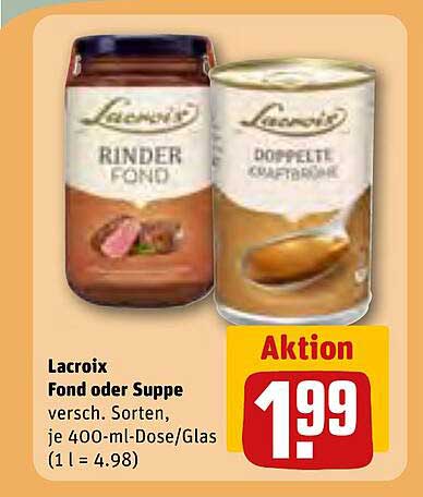 Lacroix Fond oder Suppe